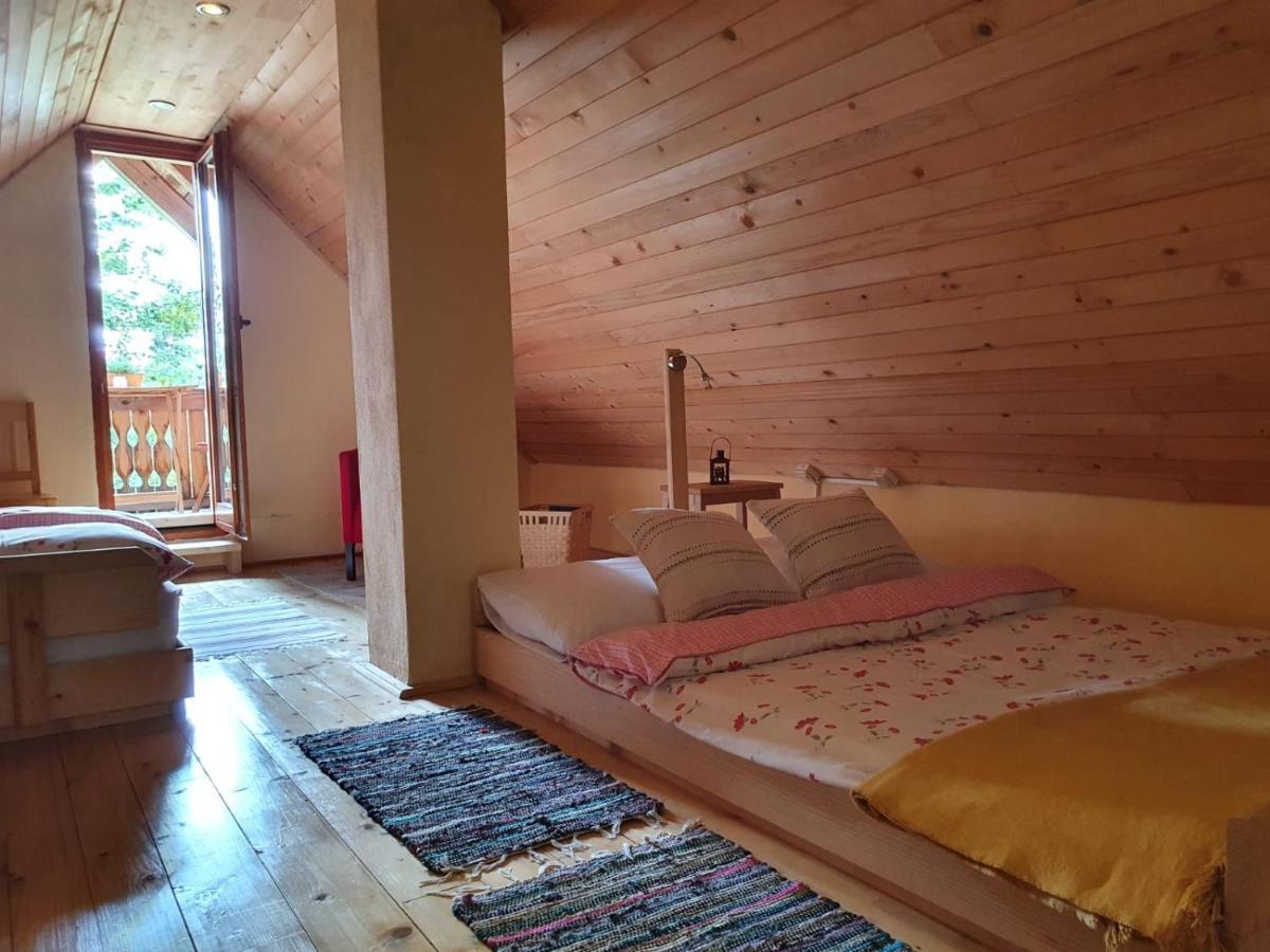 Mountain Eco Chalet Konjska Dolina On 1400 M Asl -Near Pokljuka Srednja Vas v Bohinju المظهر الخارجي الصورة