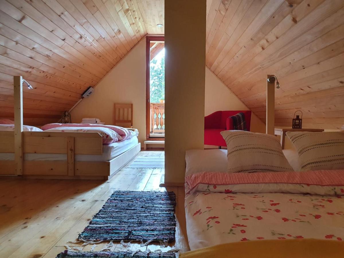 Mountain Eco Chalet Konjska Dolina On 1400 M Asl -Near Pokljuka Srednja Vas v Bohinju المظهر الخارجي الصورة